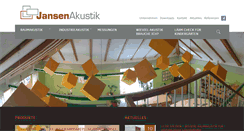 Desktop Screenshot of jansenakustik.com